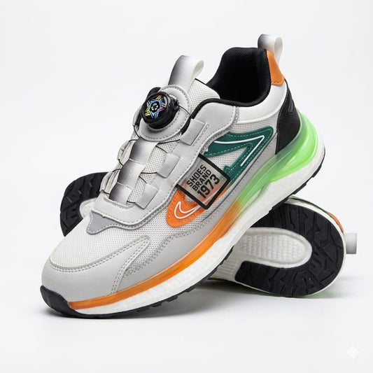 Sunset Dash: Men’s Gradient Sport Sneakers