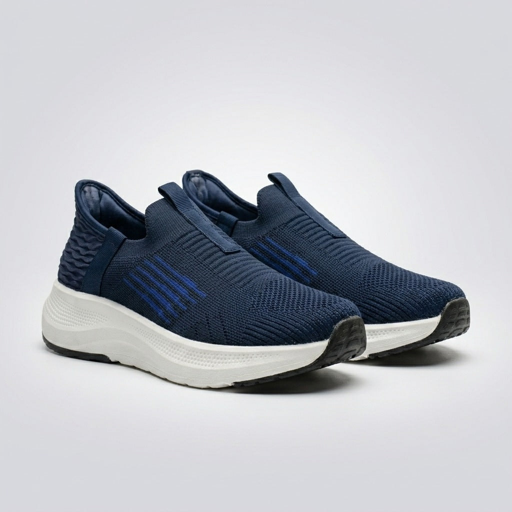 Navy Slip On Sneakers