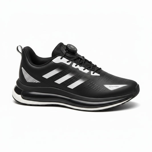 Stealth-Fit Pro: Men’s Black Tech Sneakers