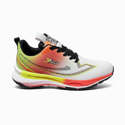 NeonPulse: Men's Orange & Lime Sports Shoes