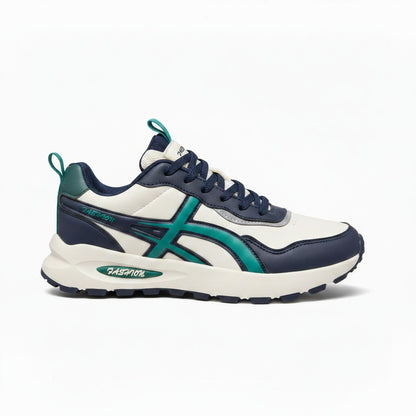 ActiveStride Pro: Men’s Navy & Teal Sneakers