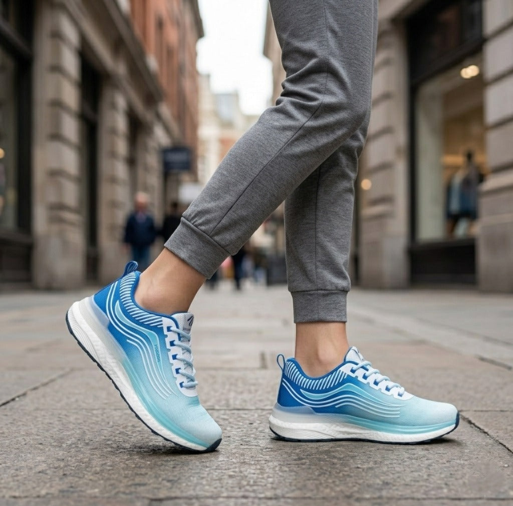 Blue Gradient Sneakers
