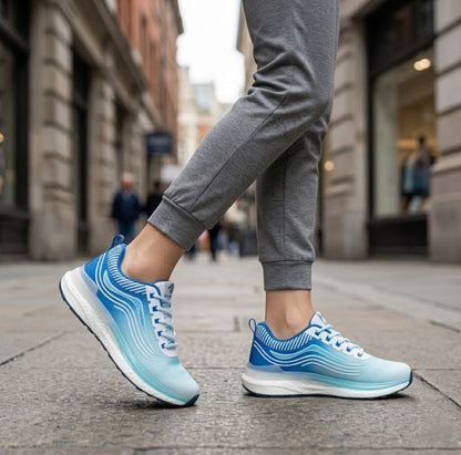 Blue Gradient Sneakers