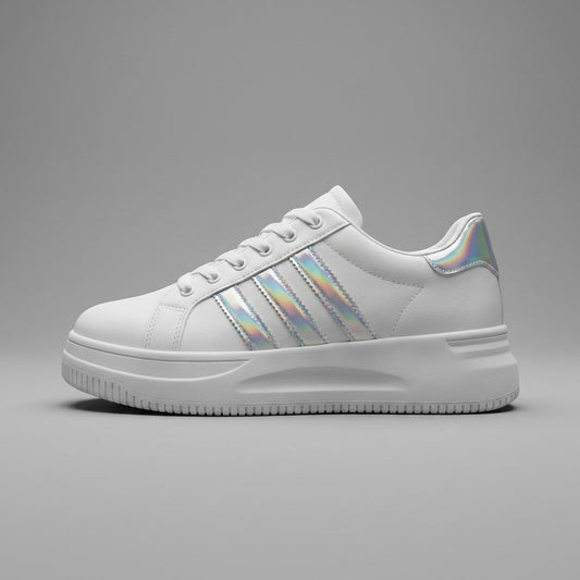 White Rainbow Sneakers