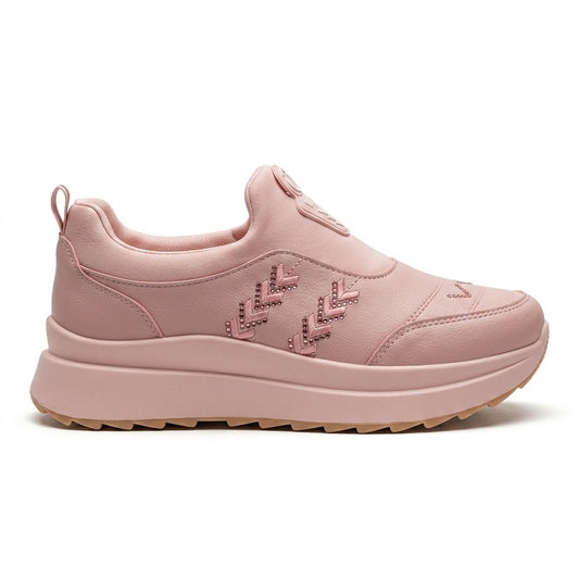 Pink Star Slip-Ons