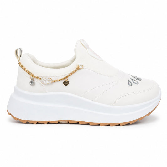 White Charm Sneakers