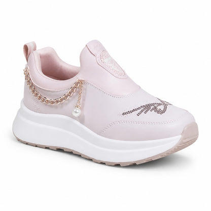 Pearl Charm Pink Sneakers