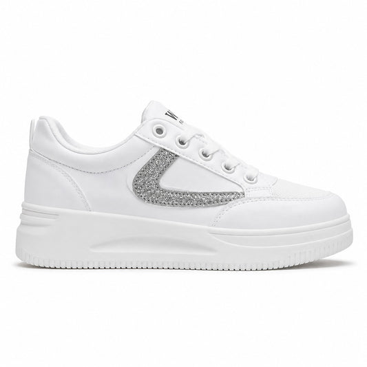White Stripe Sneakers