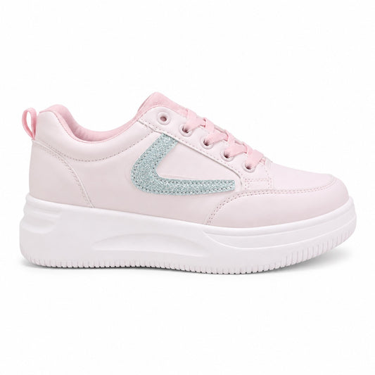 Pink Stripe Sneakers