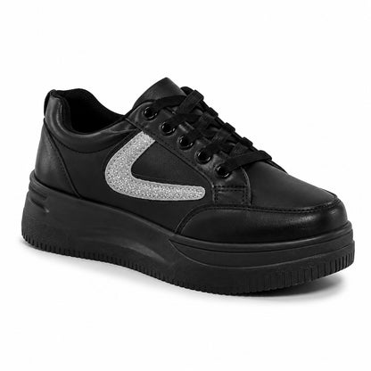 Black Stripe Sneakers
