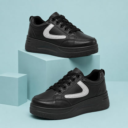 Black Stripe Sneakers