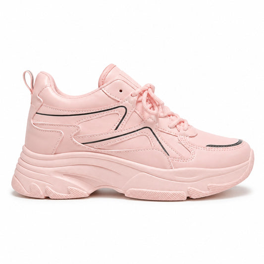 Pink Chunky Sneakers