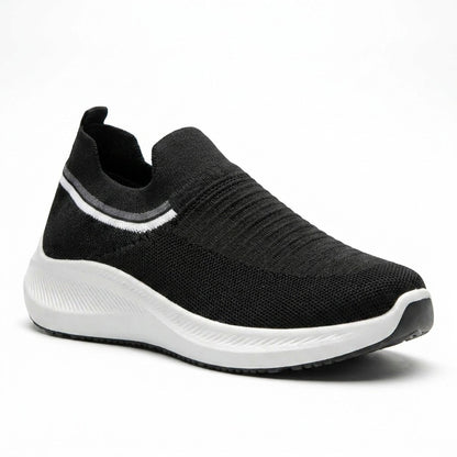 Black Slip-On Sneakers
