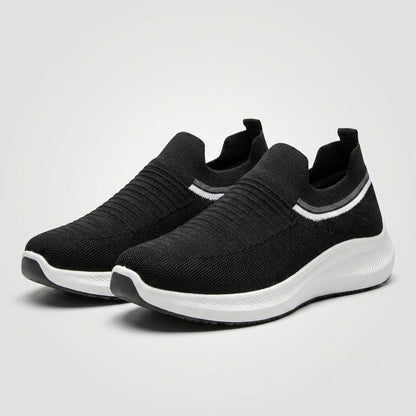 Black Slip-On Sneakers