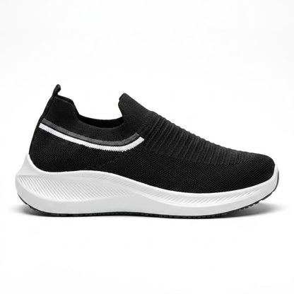 Black Slip-On Sneakers
