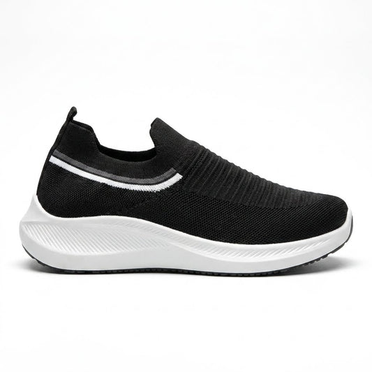 Black Slip-On Sneakers