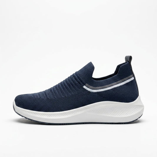 Navy Slip-On Sneakers