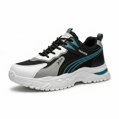 Black & Teal Running Sneakers