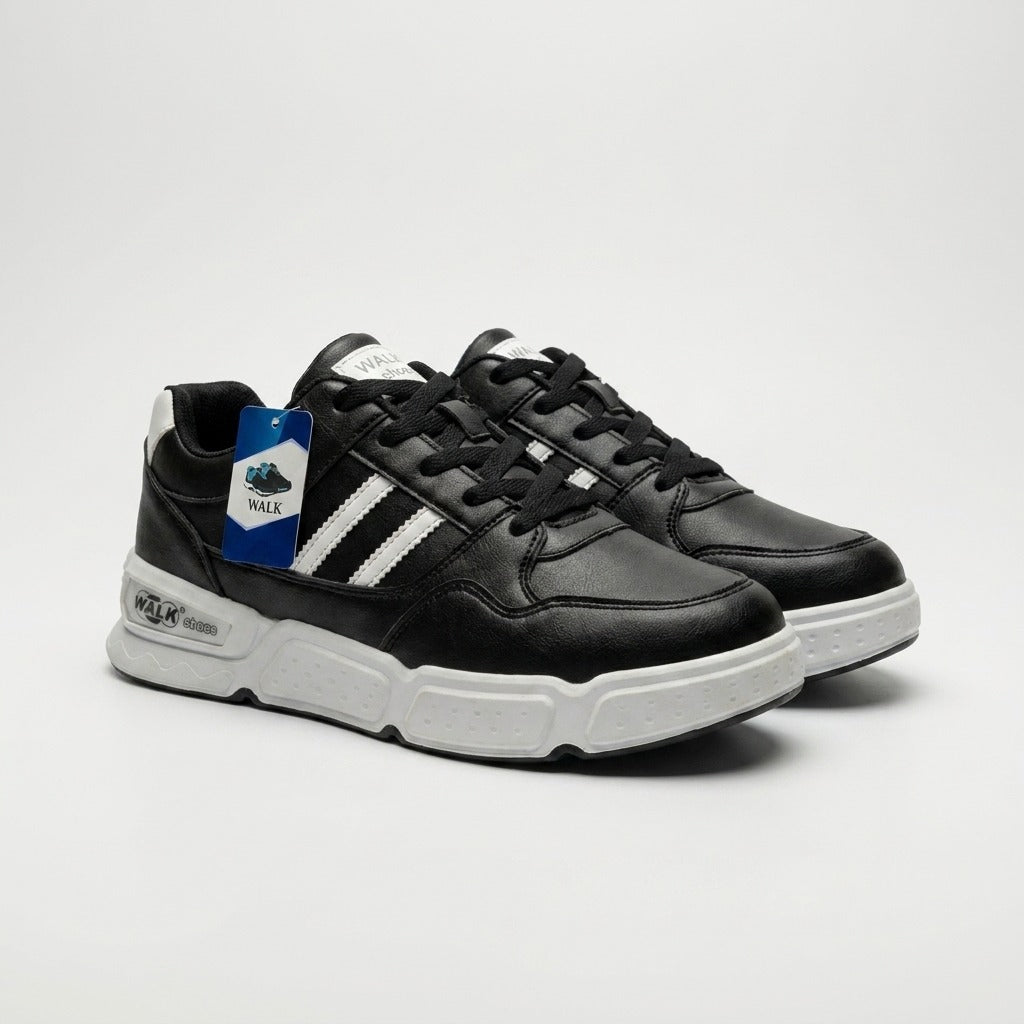 Black & White Walk Sneakers