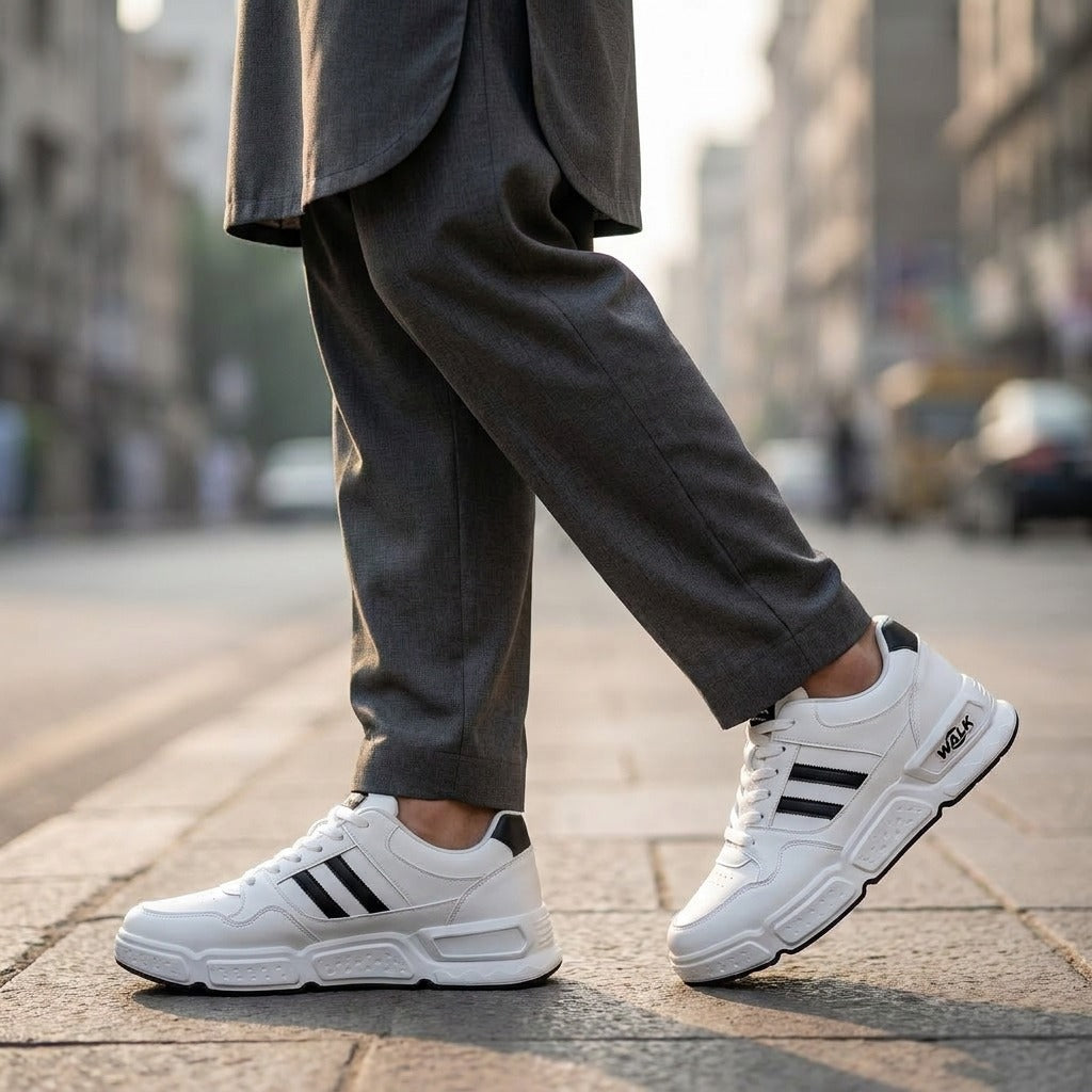 White Walk Sneakers