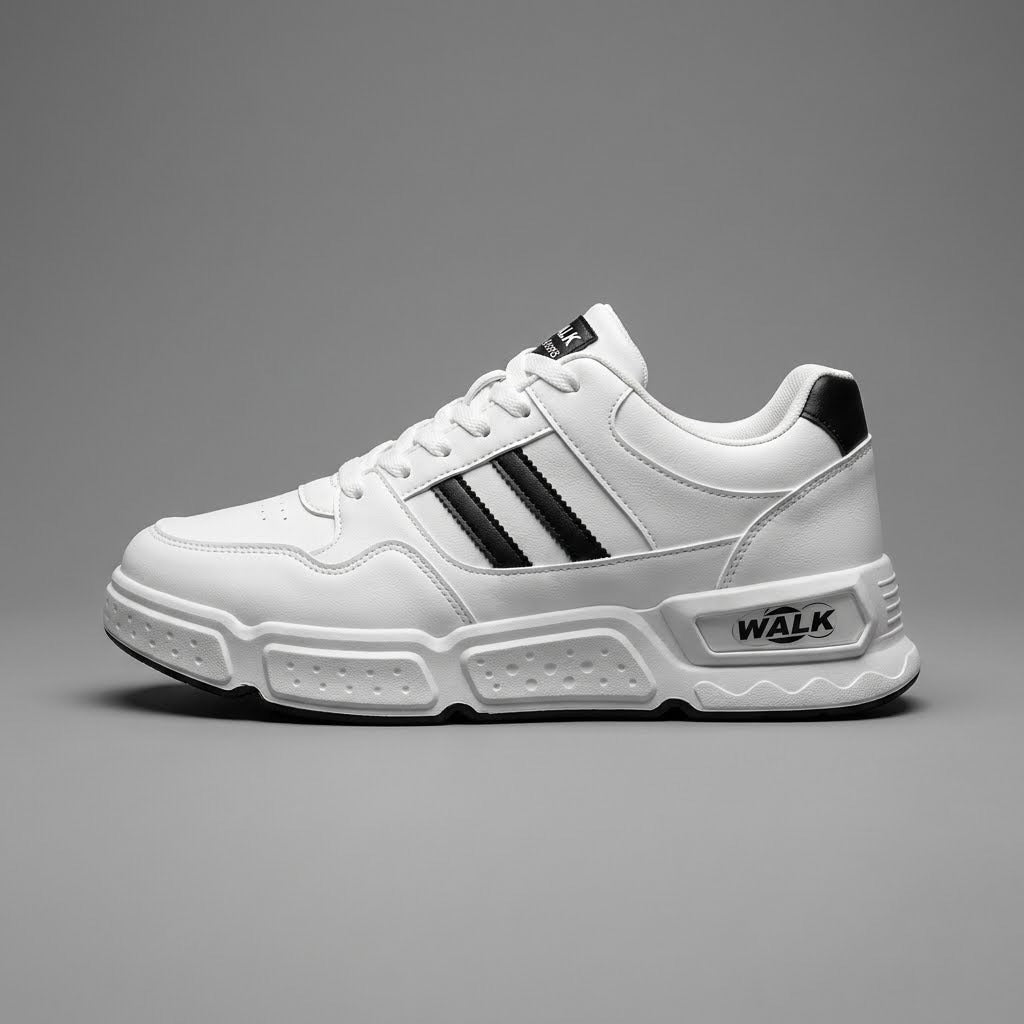 Black & White Walk Sneakers