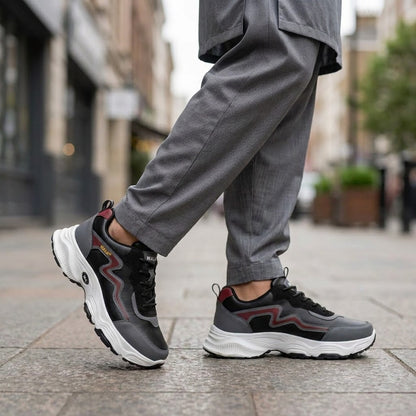 Black Grey Comfort Sneakers