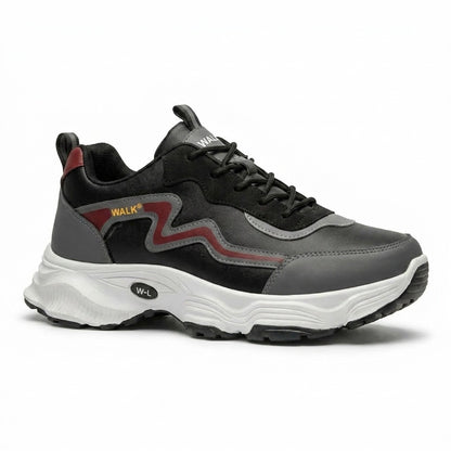 Black Grey Comfort Sneakers