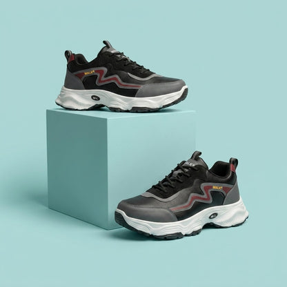 Black Grey Comfort Sneakers