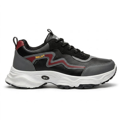 Black Grey Comfort Sneakers