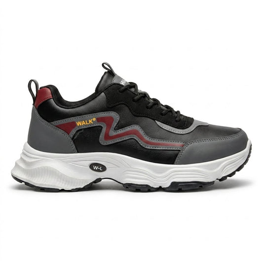 Black Grey Comfort Sneakers