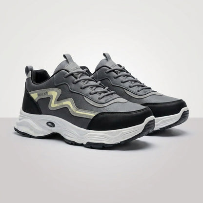 Grey Black Running Sneakers