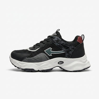 Black Grey Sporty Sneakers