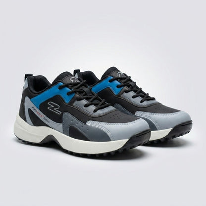 Black Grey Blue Walk Sneakers