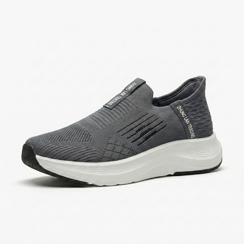 Grey Slip On Sneakers