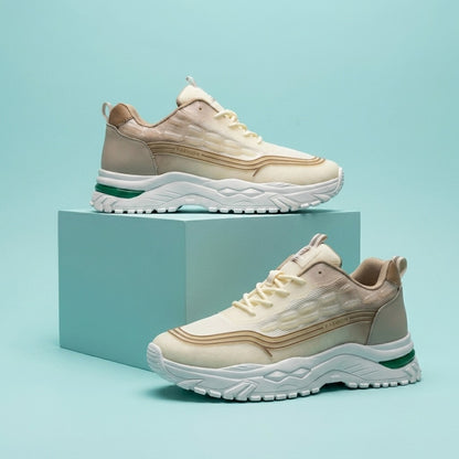 Cream Beige Sporty Sneakers