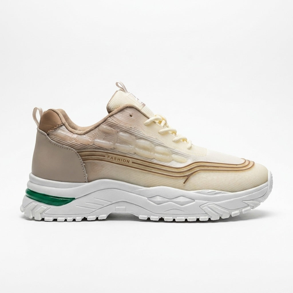 Cream Beige Sporty Sneakers