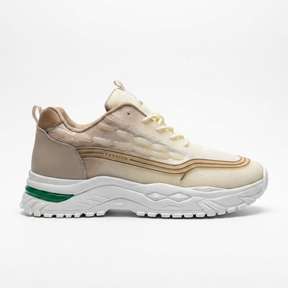Cream Beige Sporty Sneakers