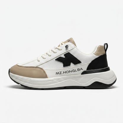 White Beige Casual Sneakers