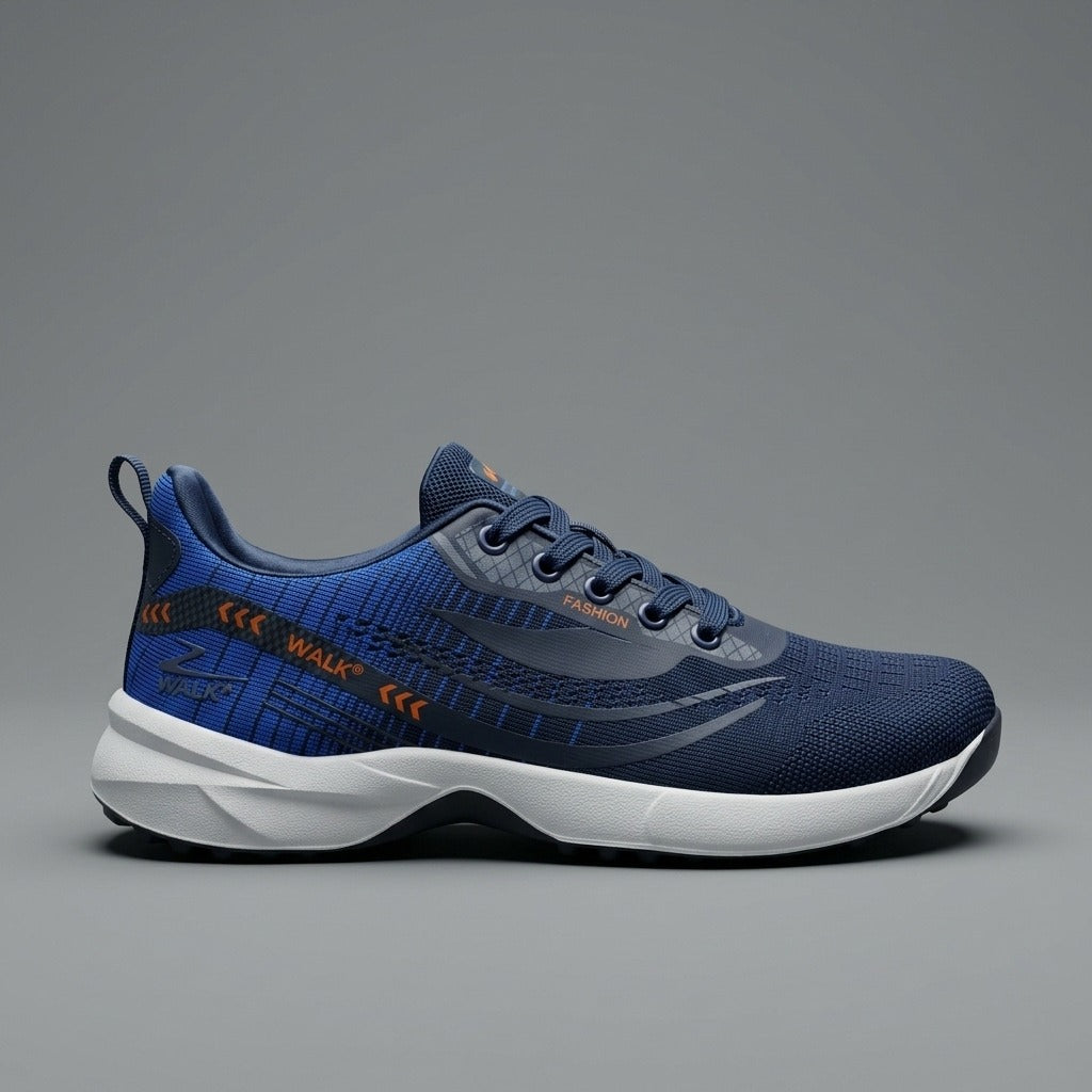 Navy Blue Running Sneakers