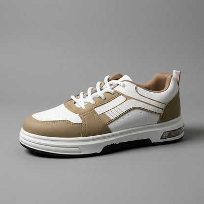 White Beige Street Sneakers