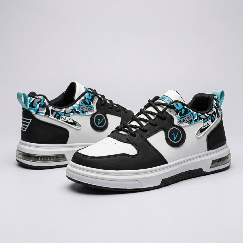 Black & White Walk Sneakers