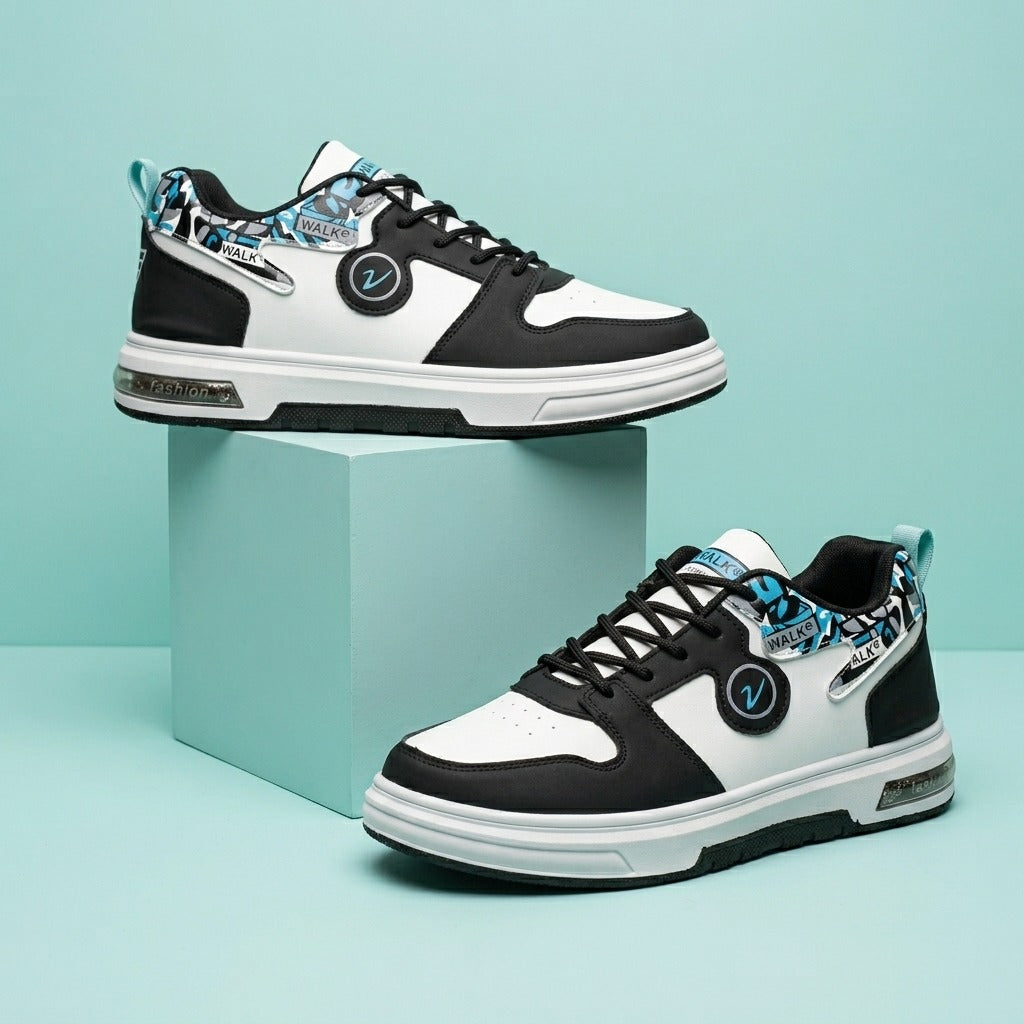 Black & White Walk Sneakers