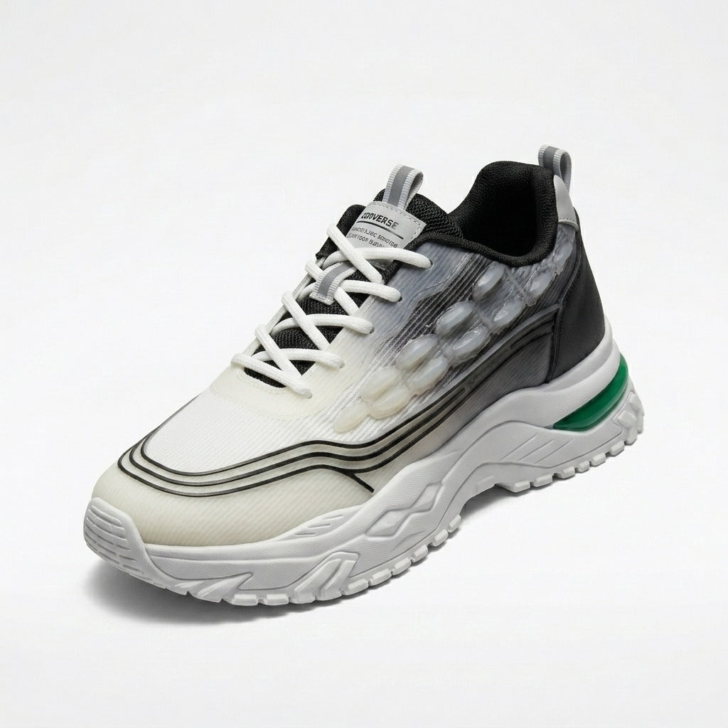 White & Black Street Sneakers