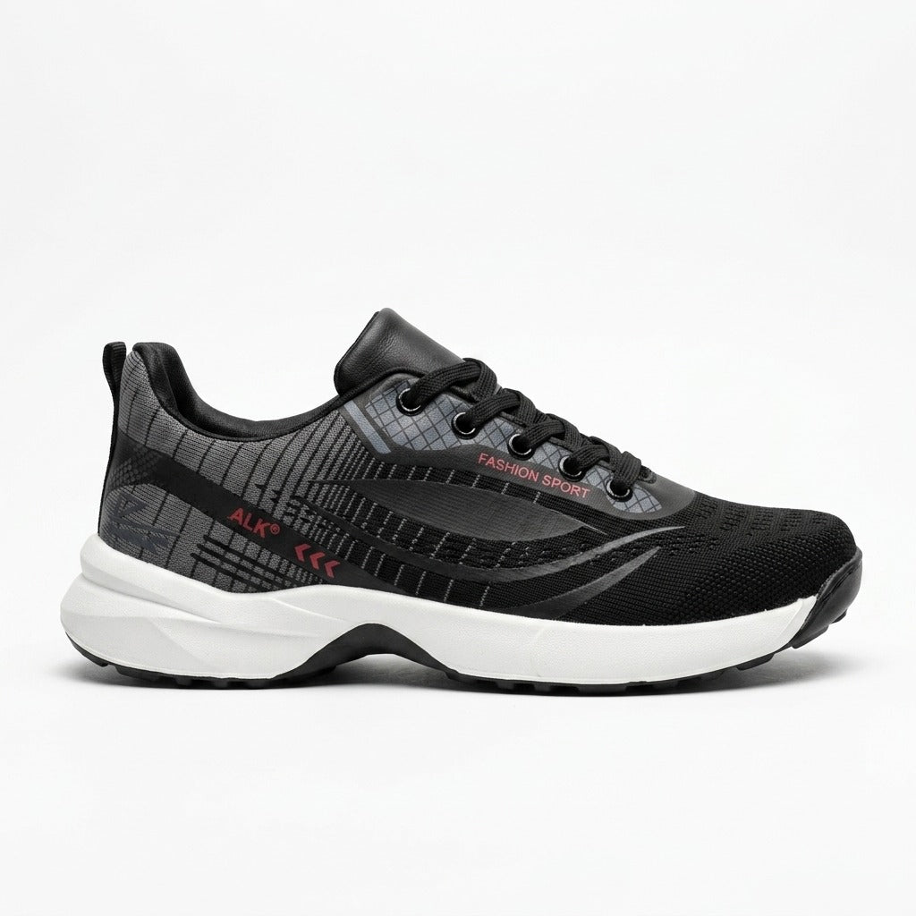 Black Grey Sport Sneakers