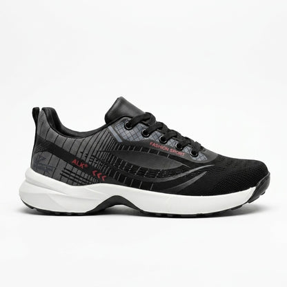 Black Grey Sport Sneakers