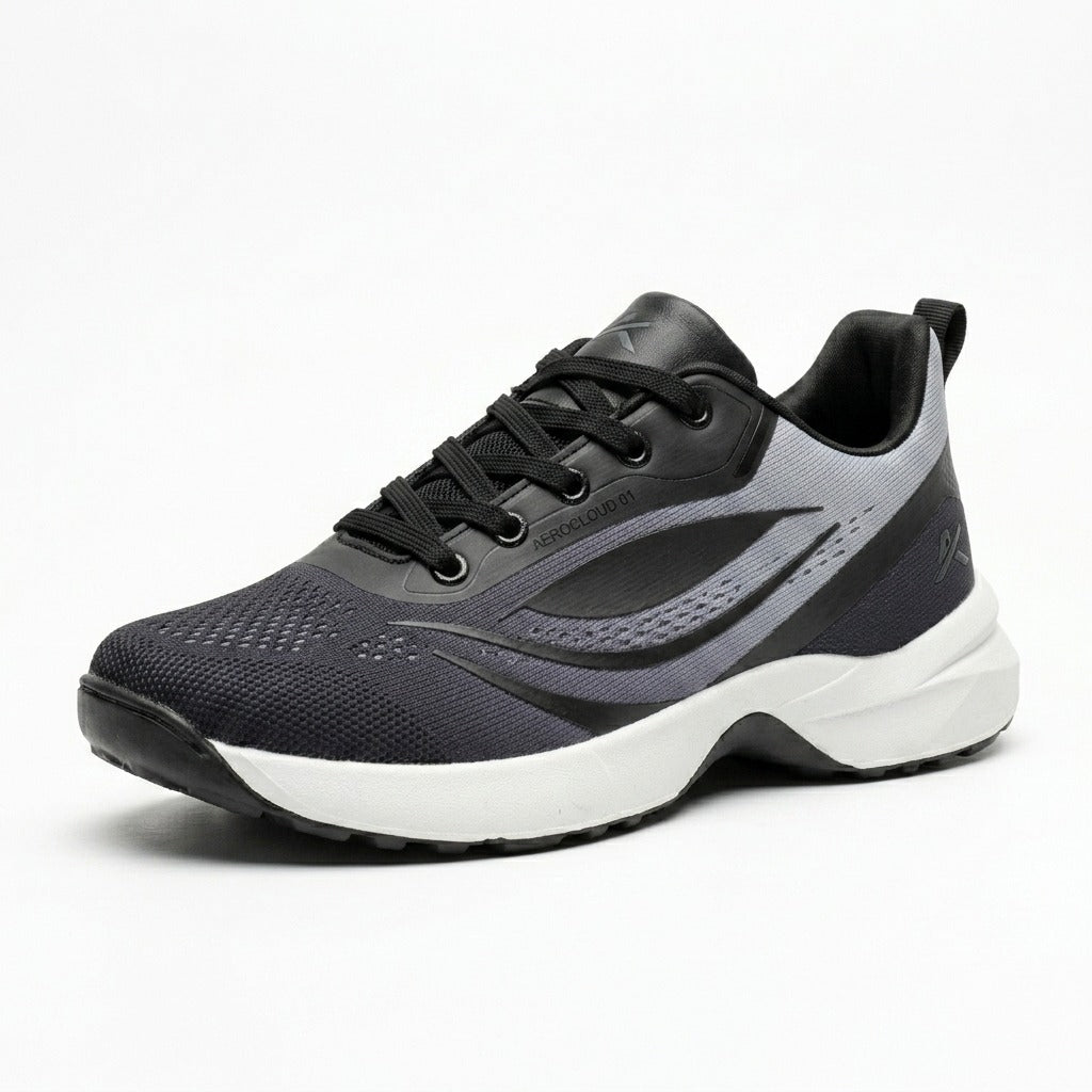 Black Grey Sport Sneakers