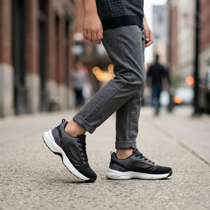Black Grey Sport Sneakers
