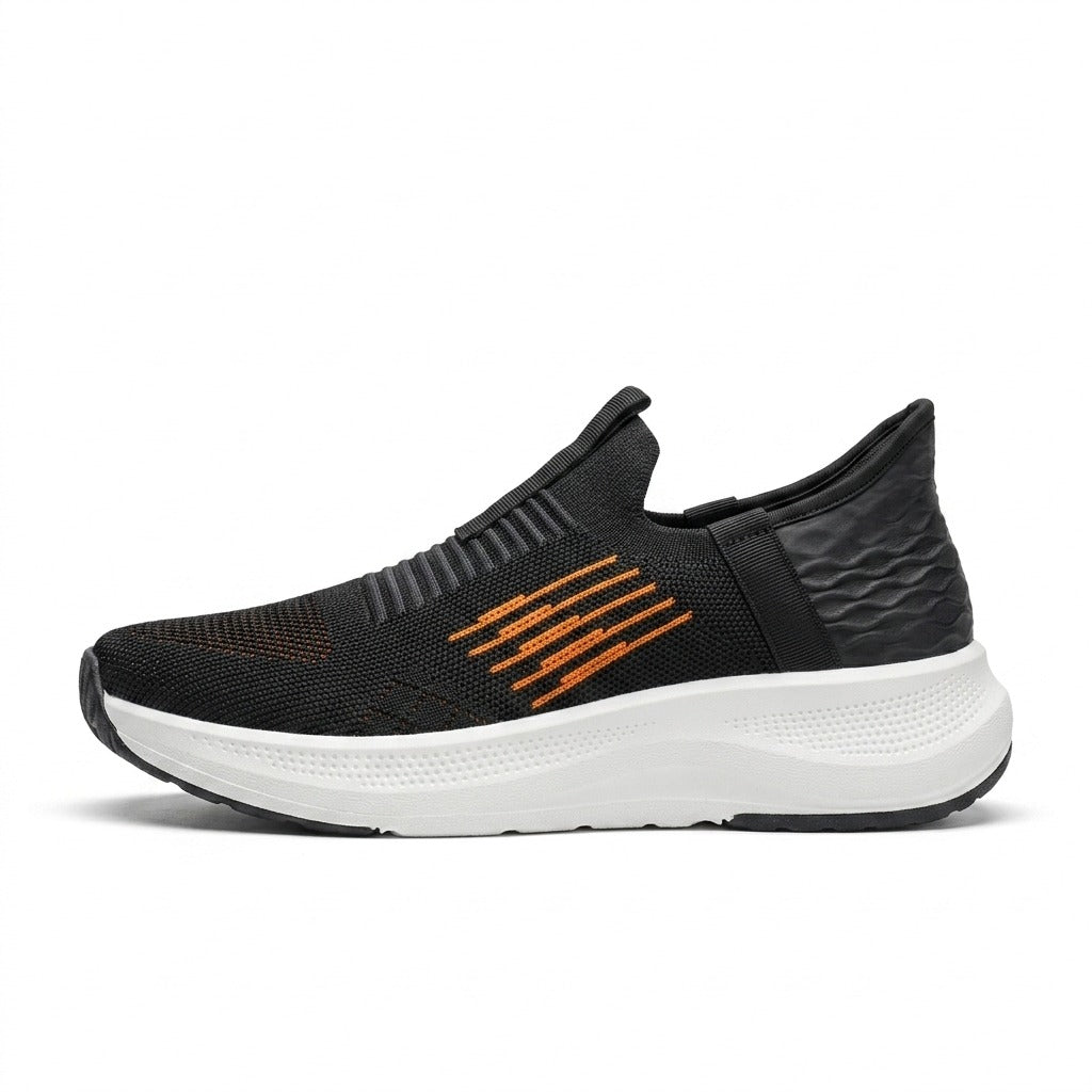 Black Orange Run Sneakers
