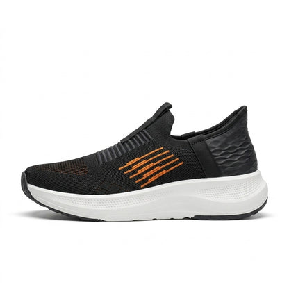 Black Orange Run Sneakers