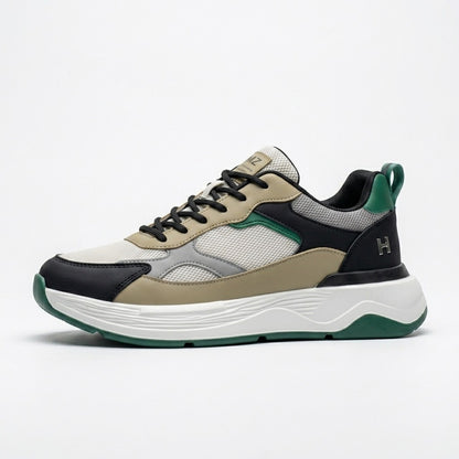 Black Green Street Sneakers